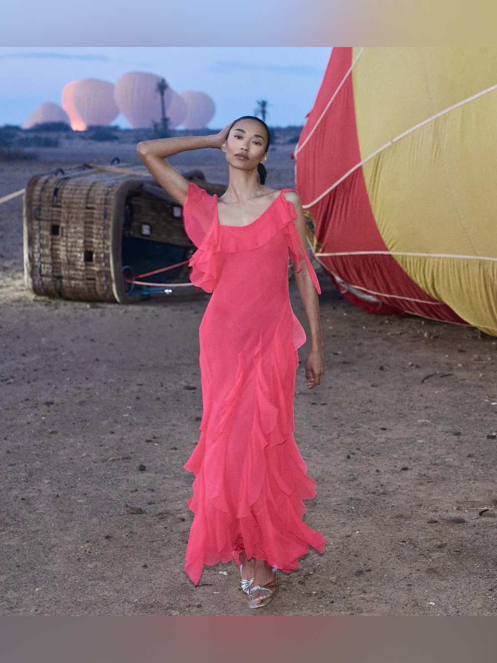 DOEN ZELIA DRESS IN BOUGAINVILLEA, NEW WITHOUT TAGS, NEVER WORN, NO FLAWS.